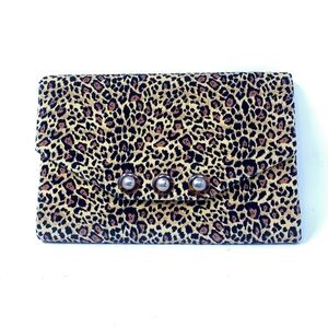 ❤️Whittall and Shon Vintage Leopard Clutch and Shoulder Bag in Like New Cond.